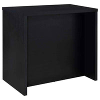 Topanga Engineered Wood Freestanding Home Bar Black - Home & Sleep Outlet