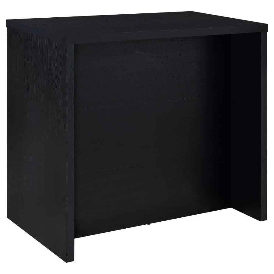 Topanga Engineered Wood Freestanding Home Bar Black - Home & Sleep Outlet