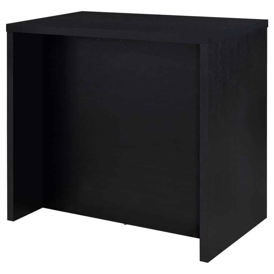 Topanga Engineered Wood Freestanding Home Bar Black - Home & Sleep Outlet