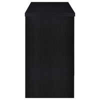Topanga Engineered Wood Freestanding Home Bar Black - Home & Sleep Outlet