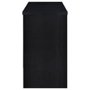 Topanga Engineered Wood Freestanding Home Bar Black - Home & Sleep Outlet