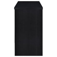 Topanga Engineered Wood Freestanding Home Bar Black - Home & Sleep Outlet