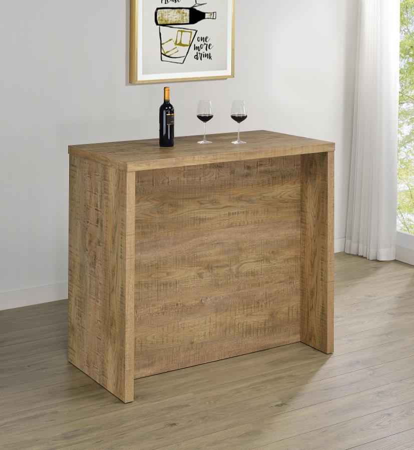 Topanga Engineered Wood Freestanding Home Bar Mango - Home & Sleep Outlet