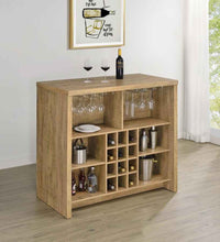 Topanga Engineered Wood Freestanding Home Bar Mango - Home & Sleep Outlet