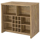 Topanga Engineered Wood Freestanding Home Bar Mango - Home & Sleep Outlet