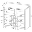 Topanga Engineered Wood Freestanding Home Bar Mango - Home & Sleep Outlet
