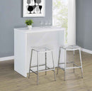Topanga Engineered Wood Freestanding Home Bar White - Home & Sleep Outlet