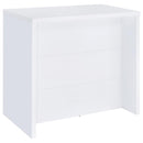 Topanga Engineered Wood Freestanding Home Bar White - Home & Sleep Outlet