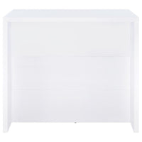 Topanga Engineered Wood Freestanding Home Bar White - Home & Sleep Outlet