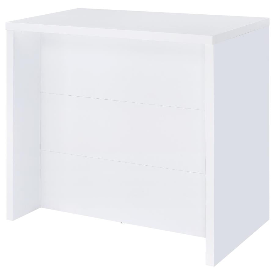 Topanga Engineered Wood Freestanding Home Bar White - Home & Sleep Outlet
