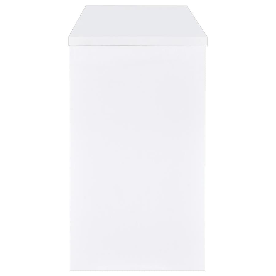 Topanga Engineered Wood Freestanding Home Bar White - Home & Sleep Outlet