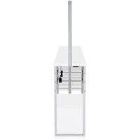 Risley 2-door Circular LED Wine Cabinet White High Gloss - Home & Sleep Outlet