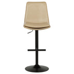 Home & Sleep Outlet - Eldridge Faux Leather Upholstered Adjustable Bar Stool Tan