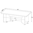 Jamestown 84-inch Composite Wood Dining Table Mango - Home & Sleep Outlet