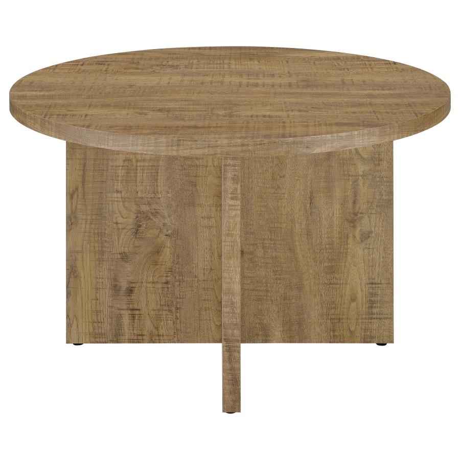 Jamestown Round 47-inch Composite Wood Dining Table Mango - Home & Sleep Outlet