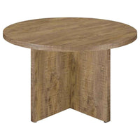 Jamestown Round 47-inch Composite Wood Dining Table Mango - Home & Sleep Outlet