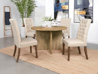 Jamestown Round 47-inch Composite Wood Dining Table Mango - Home & Sleep Outlet