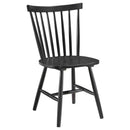 Hollyoak Windsor Wood Dining Side Chair Black (Set of 2) - Home & Sleep Outlet