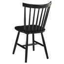 Hollyoak Windsor Wood Dining Side Chair Black (Set of 2) - Home & Sleep Outlet