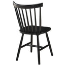 Hollyoak Windsor Wood Dining Side Chair Black (Set of 2) - Home & Sleep Outlet