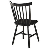 Hollyoak Windsor Wood Dining Side Chair Black (Set of 2) - Home & Sleep Outlet