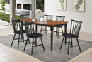 Hollyoak Windsor Wood Dining Side Chair Black (Set of 2) - Home & Sleep Outlet