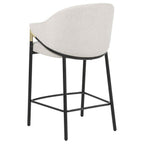 Home & Sleep Outlet - Chadwick Fabric Upholstered Counter Height Chair Beige (Set of 2)