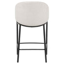 Chadwick Fabric Upholstered Counter Height Chair Beige (Set of 2)