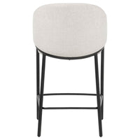 Chadwick Fabric Upholstered Counter Height Chair Beige (Set of 2)