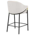Home & Sleep Outlet - Chadwick Fabric Upholstered Counter Height Chair Beige (Set of 2)