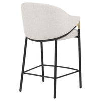 Chadwick Fabric Upholstered Counter Height Chair Beige (Set of 2)