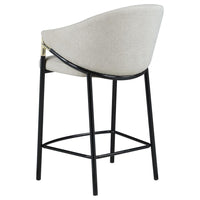 Chadwick Fabric Upholstered Counter Chair Beige (Set of 2) - Home & Sleep Outlet