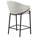 Chadwick Fabric Upholstered Counter Chair Beige (Set of 2) - Home & Sleep Outlet