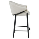 Chadwick Fabric Upholstered Counter Chair Beige (Set of 2) - Home & Sleep Outlet