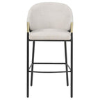 Home & Sleep Outlet - Chadwick Fabric Upholstered Bar Chair Beige (Set of 2)