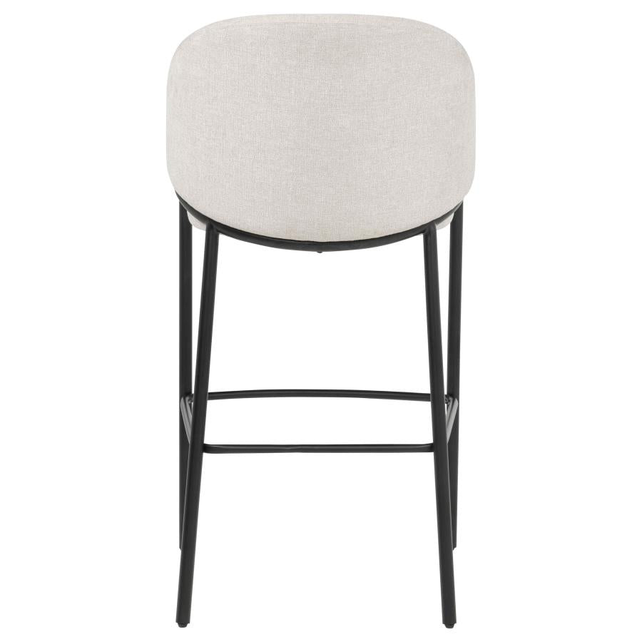 Home & Sleep Outlet - Chadwick Fabric Upholstered Bar Chair Beige (Set of 2)