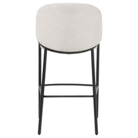 Chadwick Fabric Upholstered Bar Chair Beige (Set of 2)
