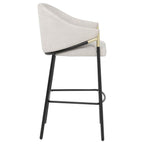 Home & Sleep Outlet - Chadwick Fabric Upholstered Bar Chair Beige (Set of 2)