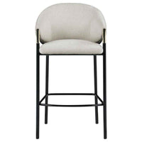 Chadwick Fabric Upholstered Bar Chair Beige (Set of 2)