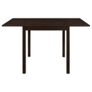 Kelso 3-piece Drop Leaf Dining Table Set Cappuccino and Tan