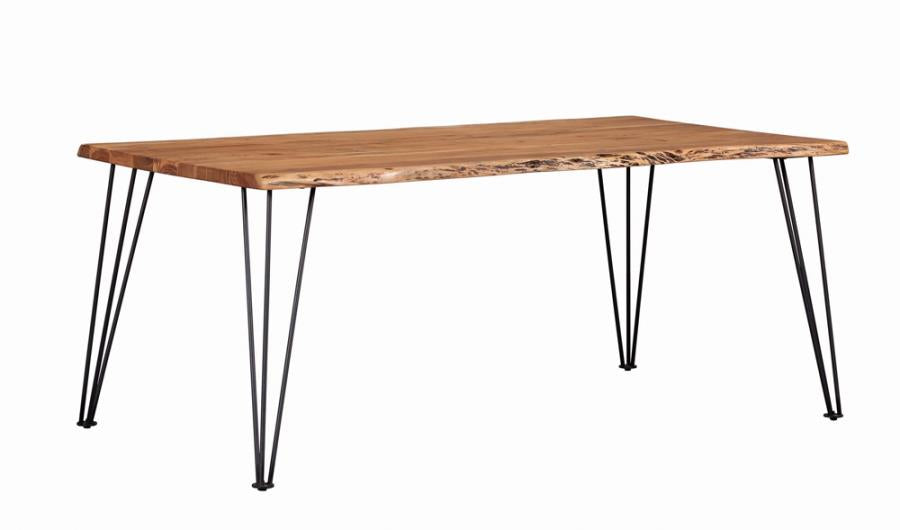 Home & Sleep Outlet - Sherman 71-inch Live Edge Dining Table Natural Acacia
