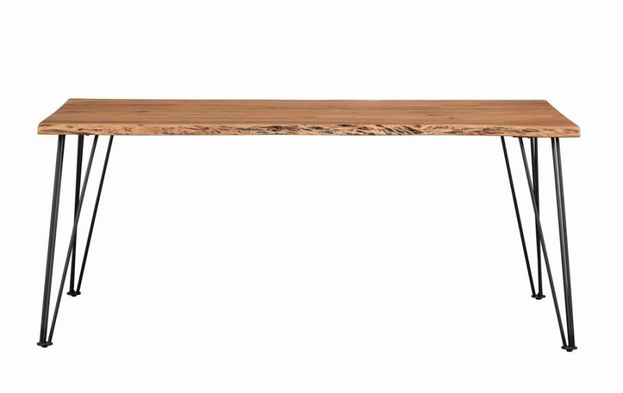 Home & Sleep Outlet - Sherman 71-inch Live Edge Dining Table Natural Acacia