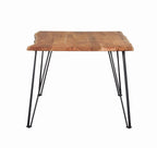 Home & Sleep Outlet - Sherman 71-inch Live Edge Dining Table Natural Acacia
