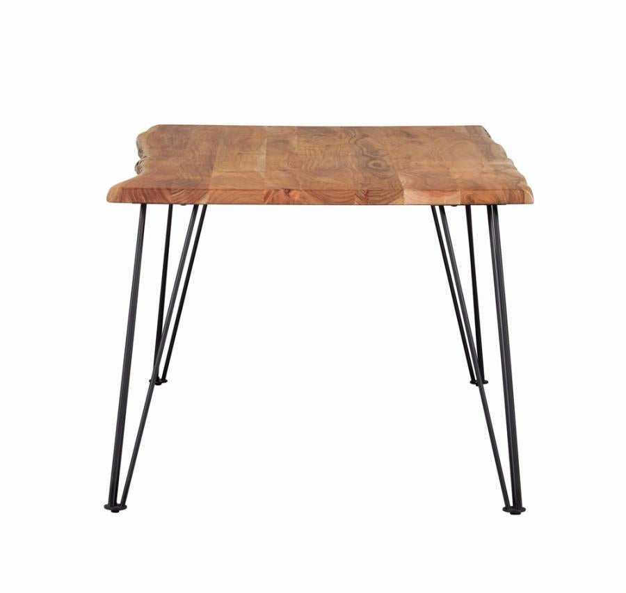 Home & Sleep Outlet - Sherman 71-inch Live Edge Dining Table Natural Acacia