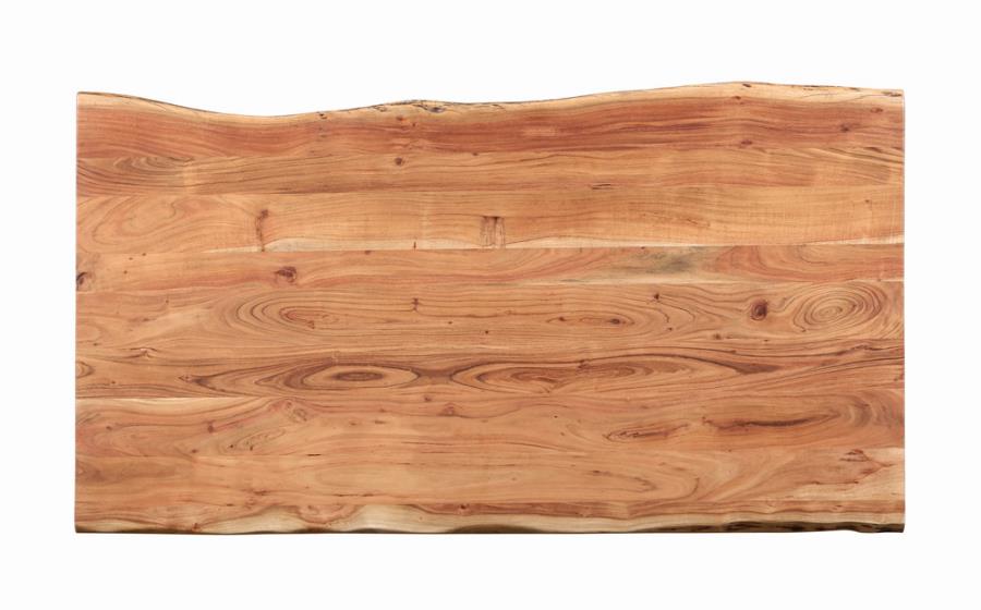 Home & Sleep Outlet - Sherman 71-inch Live Edge Dining Table Natural Acacia