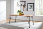 Home & Sleep Outlet - Sherman 71-inch Live Edge Dining Table Natural Acacia