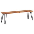 Home & Sleep Outlet - Sherman Wood Dining Bench Natural Acacia