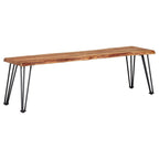Home & Sleep Outlet - Sherman Wood Dining Bench Natural Acacia
