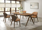 Home & Sleep Outlet - Randolph 5-piece Rectangular Dining Table Sheesham and Brown