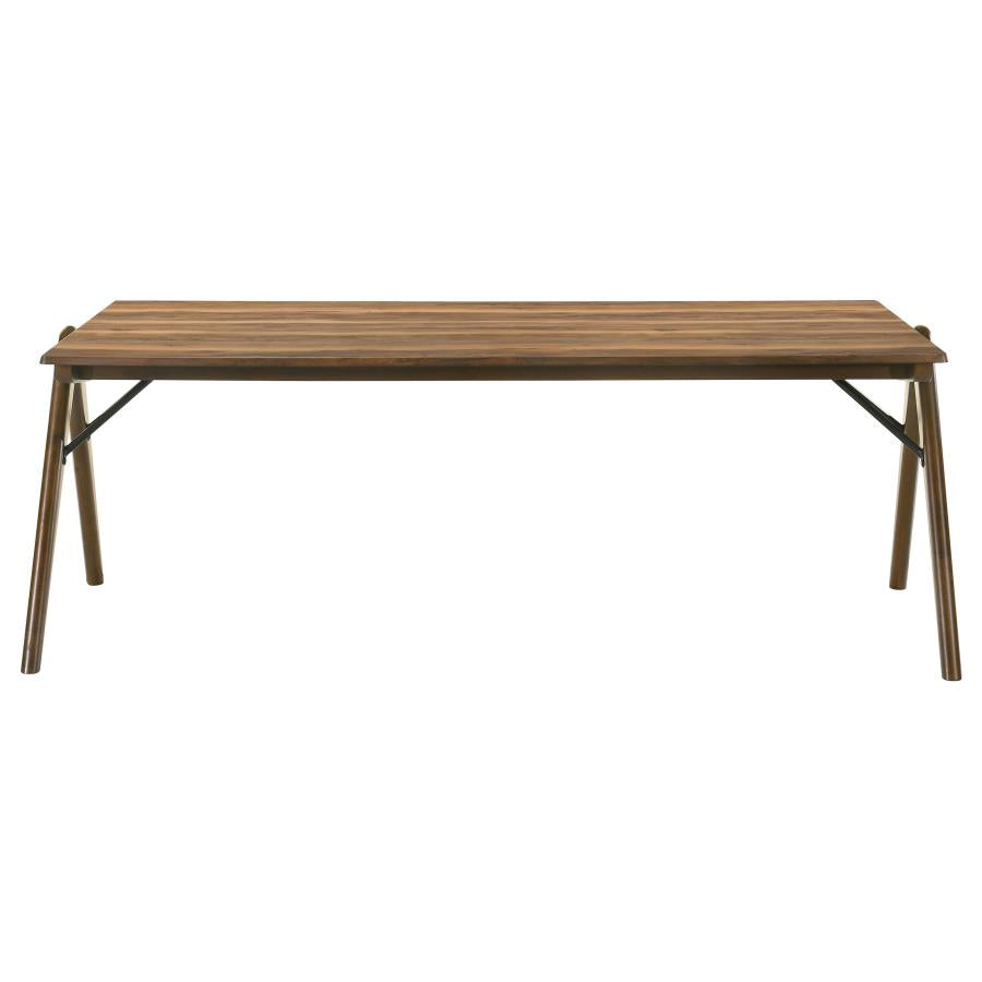 Randolph 7-piece Rectangular Dining Table Sheesham and Brown